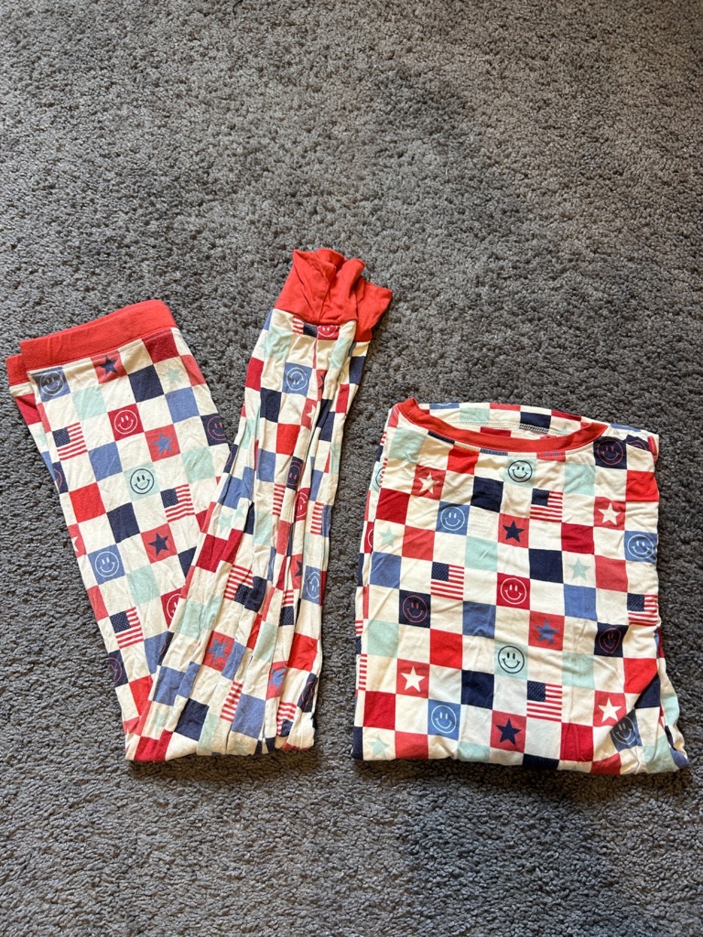 Dream, big little cow. 4th of July set. Size 9/10